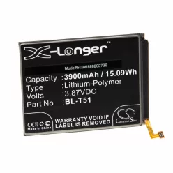   VHBW Mobiltelefon akkumulátor  LG BL-T51, EAC64788701 telefonhoz - 3900 mAh 3,87 V Li-polimer