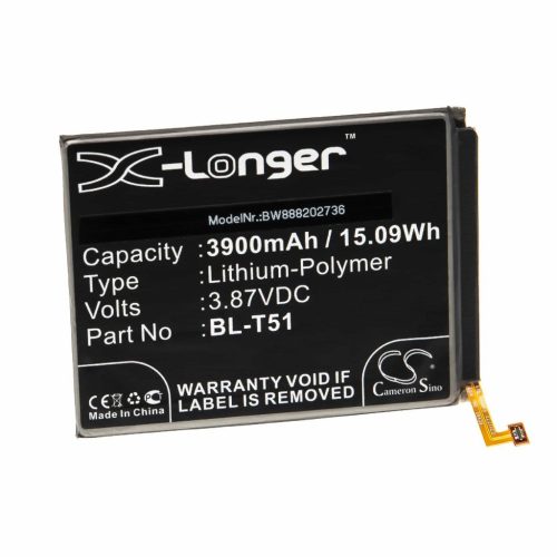 Mobiltelefon akkumulátor  LG BL-T51, EAC64788701 telefonhoz - 3900 mAh 3,87 V Li-polimer