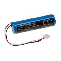   Lézeres sisak akkumulátor a Theradome INR18650-1S1P-hez - 2600 mAh 3,7 V Li-Ion