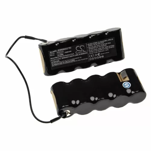 VHBW Akku Black & Decker Flexi PD1080, PD1200 für Geräte - 2000 mAh, 12V, NiMH
