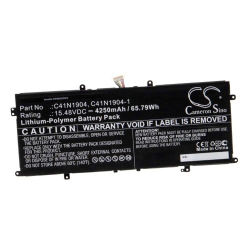 Notebook akkumulátor  Asus C41N1904, 0B200-03660000, 02B200-03660500 - 4250 mAh 15,48 V Li-polymer