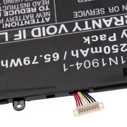 VHBW Notebook Battery Asus C41N1904, 0B200-03660000, 02B200-03660500 - 4250 mAh 15.48 V Li-polymer