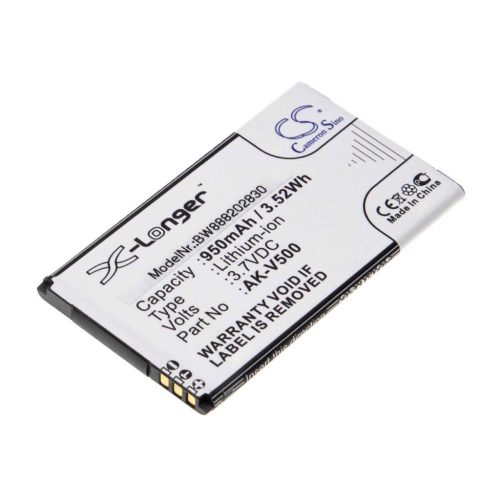 VHBW Mobile Phone Battery Emporia AK-V500 - 950 mAh 3.7 V Li-Ion - Smartphone Battery