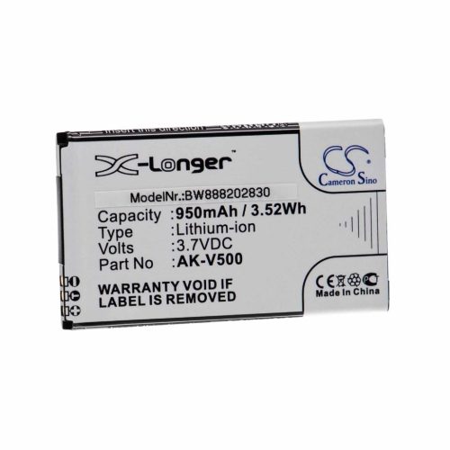VHBW Mobile Phone Battery Emporia AK-V500 - 950 mAh 3.7 V Li-Ion - Smartphone Battery