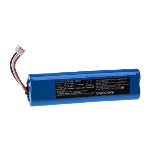 VHBW Akku für Ecovacs S01-LI-148-2600, S01-LI-148-3400, S01-LI-148-3200 - 3400 mAh, 14,4 V, Li-Ion