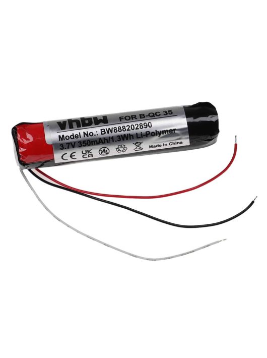 Vezeték nélküli fejhallgató akku a Bose AHB110520CPS-hez - 350 mAh 3,7 V Li-polimer