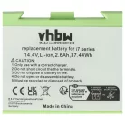 VHBW Akku iRobot ABL-D1, 4624864, ABL-D2 - 2200 mAh, 14,4 V, Li-Ion