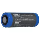 VHBW Universal Battery CR17450E-R replacement - 2400 mAh 3 V Li-Ion