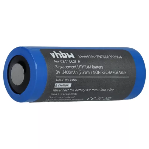 VHBW Universal Battery CR17450E-R replacement - 2400 mAh 3 V Li-Ion