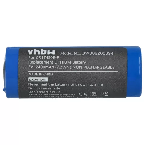 VHBW Universal Battery CR17450E-R replacement - 2400 mAh 3 V Li-Ion