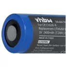 VHBW Universal Battery CR17450E-R replacement - 2400 mAh 3 V Li-Ion