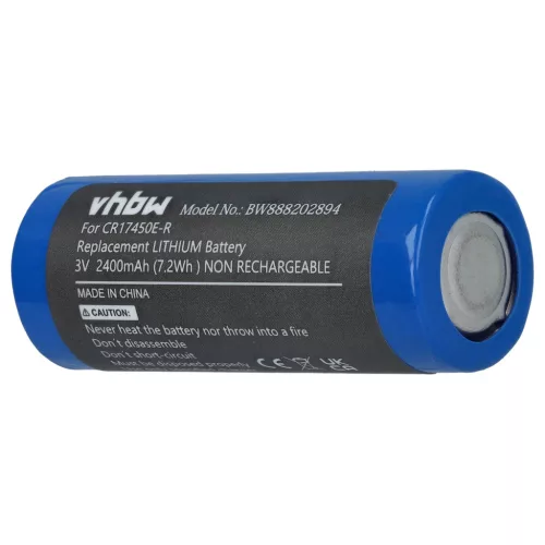 VHBW Universal Battery CR17450E-R replacement - 2400 mAh 3 V Li-Ion