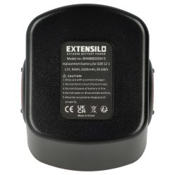   Elektromos kéziszerszámgép akkumulátor Bosch 2 607 335 261, 2 607 335 262, 2 60 7335 249 - 3300 mAh, 12 V, NiMH 