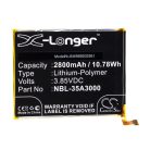 VHBW Mobile Phone Battery for Neffos NBL-35A3000 - 2800 mAh 3.85 V Li-Polymer - Smartphone Battery