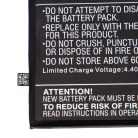 VHBW Mobile Phone Battery for Huawei HB526489ECW - 4650 mAh 3.85 V Li-Polymer - Smartphone Battery