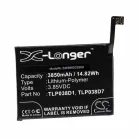 VHBW Mobile Phone Battery T-Mobile / Alcatel TLP038D1, TLP038D7 - 3850 mAh 3.85 V Li-polymer