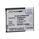 VHBW Mobile Phone Battery Samsung EB-BC115BBC, EB-BC115BBE - 2000 mAh 3.8 V Li-Ion