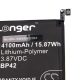 Mobiltelefon akkumulátor  Xiaomi BP42-hez - 4100 mAh 3,87 V Li-polimer