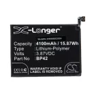VHBW Mobile Phone Battery for Xiaomi BP42 - 4100 mAh 3.87 V Li-Polymer