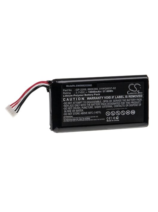 EXFO 880X266, GP-2209, 01WQ0037-02 Akkumulátor - 10000 mAh 3,7 V Li-polimer