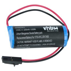   VHBW CNC controller battery 1770-XYC, 1770-XYC/A, 9556902-LITH - 2200 mAh 3 V Li-MnO2