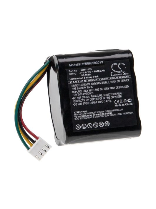 Weinmann 110746-O, WM11603 Akkumulátor - 6000 mAh 14,4 V Li-Ion