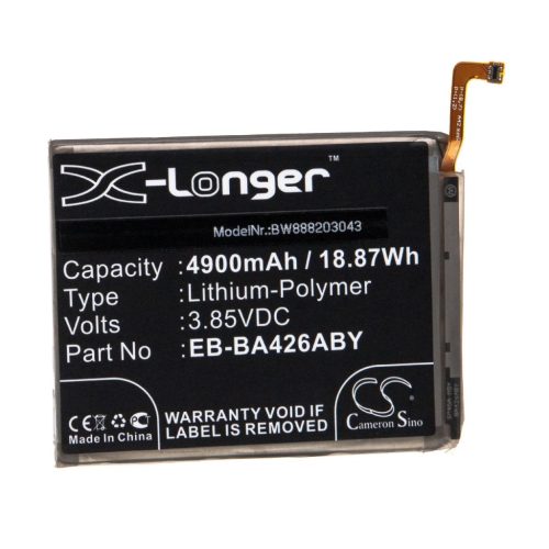 Mobiltelefon akkumulátor  Samsung EB-BA426ABY, GH82-24377A - 4900 mAh 3,85 V Li-polymer