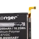 VHBW Mobile Phone Battery Samsung EB-BN985ABY, GH82-23333A - 4200 mAh 3.87 V Li-polymer
