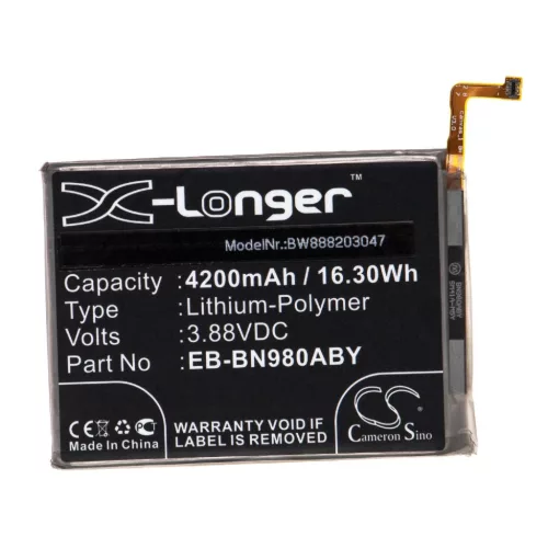 VHBW Mobiltelefon Akku Samsung EB-BN980ABY, GH82-23496A - 4200 mAh 3,88 V Li-Polymer