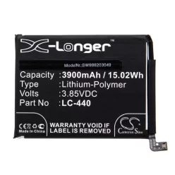   VHBW Mobiltelefon Akku Nokia LC-440 für Telefone - 3900 mAh 3,85 V Li-Polymer