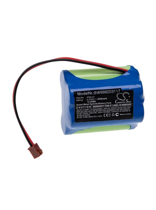 Nikkiso PSK-01 akkumulátor - 2000 mAh 6 V NiMH