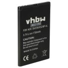 VHBW GPS Akku Sonocaddie G-4L, HE9701N - 1700 mAh 3,7 V Li-Ion