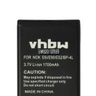 VHBW GPS Akku Sonocaddie G-4L, HE9701N - 1700 mAh 3,7 V Li-Ion