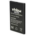 VHBW GPS Akku Sonocaddie G-4L, HE9701N - 1700 mAh 3,7 V Li-Ion
