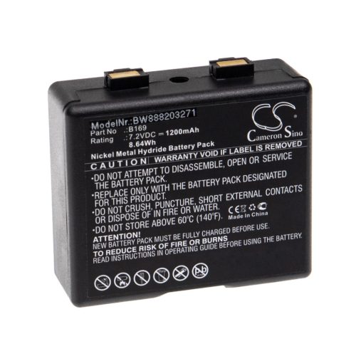 VHBW Radio Battery AEG / Bosch B169 - 1200 mAh 7.2 V NiMH