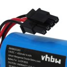 VHBW Alarmanlagen Akku Visonic 103-304742-2, 2XER18505M - 4000 mAh 3,6 V Li-SOCl2