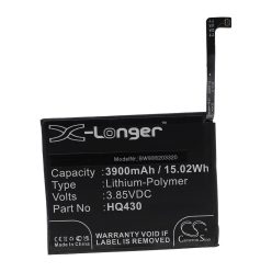  Mobiltelefon akkumulátor  Nokia HQ430 készülékhez - 3900 mAh 3,85 V Li-polimer