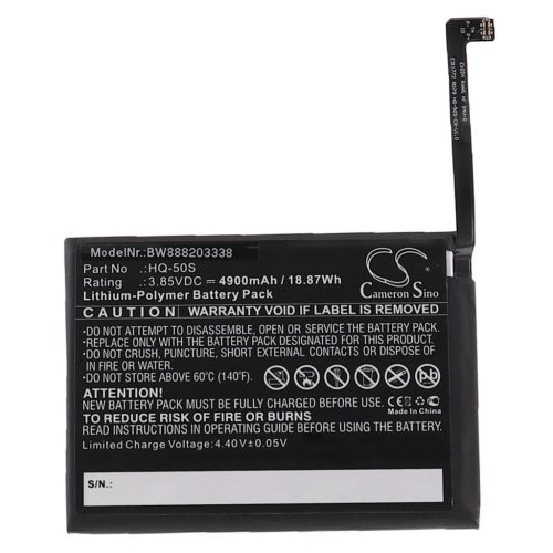 Mobiltelefon akkumulátor  Samsung HQ-50S-hez - 4900 mAh 3,85 V Li-polimer