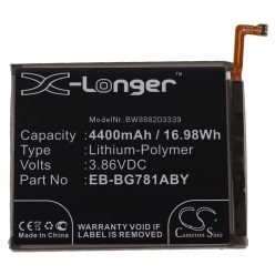   Mobiltelefon akkumulátor  Samsung EB-BG781ABE, EB-BG781ABU telefonokhoz - 4400 mAh 3,86 V Li-polimer
