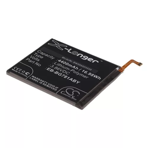 VHBW Mobile Phone Battery Samsung EB-BG781ABE, EB-BG781ABU - 4400 mAh 3.86 V Li-Polymer