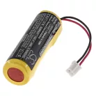 VHBW Temperaturdatenlogger Akku Testo 0515 0177 - 2700 mAh 3,6 V Li-SOCl2