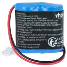 VHBW Bewegungsmelder Akku Visonic GP2CR123A, EVE2CR17450-C, 103-302915, 103-302891 - 1350 mAh 6 V Li-MnO2