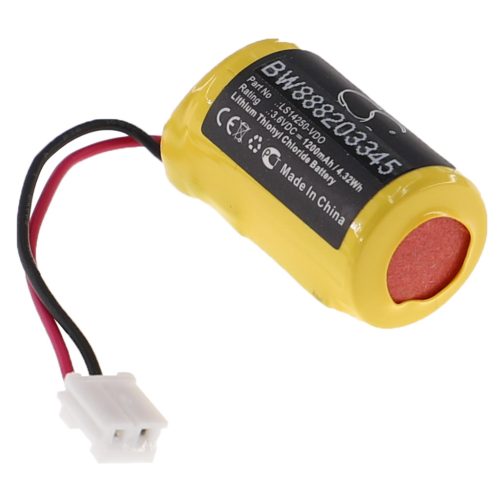 VHBW Tachograf Akku Siemens A2C59511954, LS14250-VDO, A2C59511954X - 1200 mAh 3,6 V Li-SOCl2