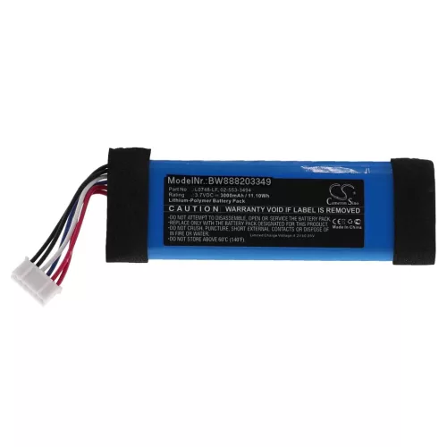 VHBW Battery JBL L0748-LF, 02-553-3494 JBL Speaker - Li-Polymer 3000 mAh