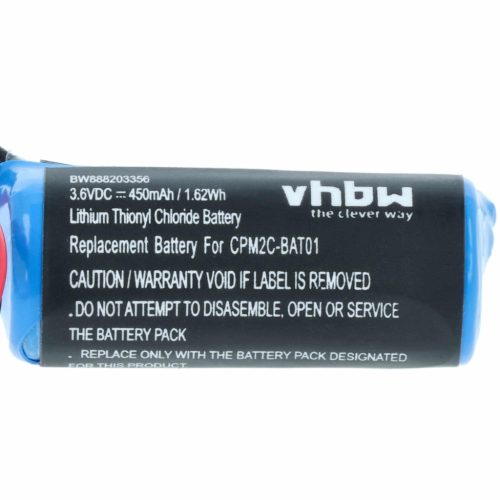 VHBW Ipari vezérlő akkumulátor Omron CPM2C-BAT01 helyett - 450 mAh 3,6 V Li-SOCl2