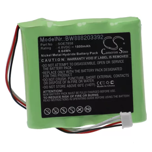 VHBW Tierwaage Akku SOE7858 - 1800 mAh 4,8 V NiMH