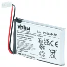 VHBW Helm Akku Nolan PL053448P - 800 mAh 3,7 V Li-Polymer
