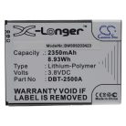 VHBW Senior mobile phone battery for Doro DBT-2500A - 2350 mAh 3.8 V Li-polymer - Smartphone battery