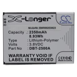   VHBW Senior mobile phone battery for Doro DBT-2500A - 2350 mAh 3.8 V Li-polymer - Smartphone battery