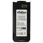 VHBW Radio Akku Motorola NNTN8570B, NNTN8570A, NNTN8570 - 1250 mAh 7,6 V Li-Ion + Gürtelclip